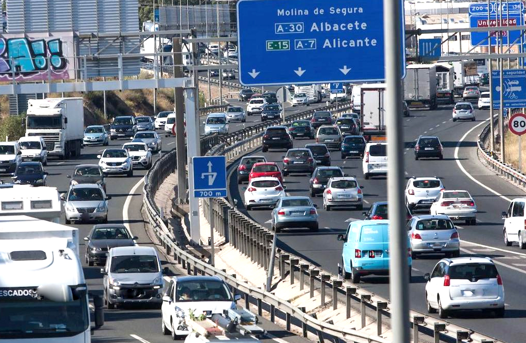 Este lunes termina la operación especial de Semana Santa con 495.000 desplazamientos por carreteras murcianas